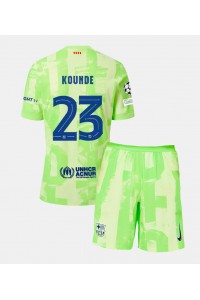 Barcelona Jules Kounde #23 Babytruitje 3e tenue Kind 2024-25 Korte Mouw (+ Korte broeken)